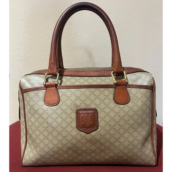 Celine Vintage Macadam Handbag - Picture 1 of 16